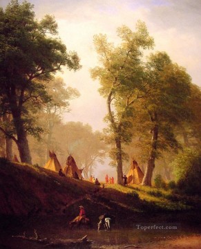El río Wolf Albert Bierstadt Pinturas al óleo